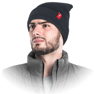 Czapka ocieplana podszyta polarem CZCITY r.57-61 Reis S-szary/stalowy