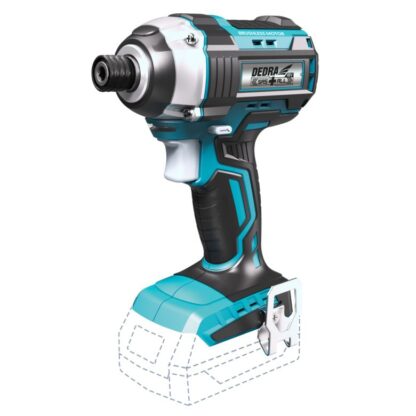 Dedra SAS+ALL Zakrętarka udarowa bezszczotkowa aku 18V, uchwyt 1/4” - 200Nm /bez ładowarki i akum/ DED7145