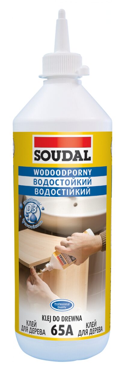 Klej do drewna 65A wodoodporny 250ml SOUDAL
