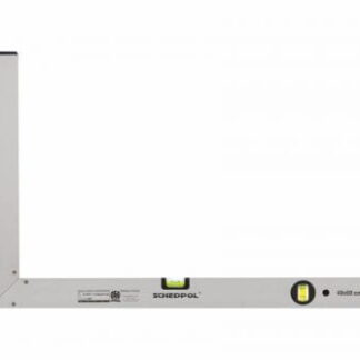 SCHEDPOL Kątownica budowlana anodowana 50x80cm ze wskaźnikami pion/poziom KB80PP