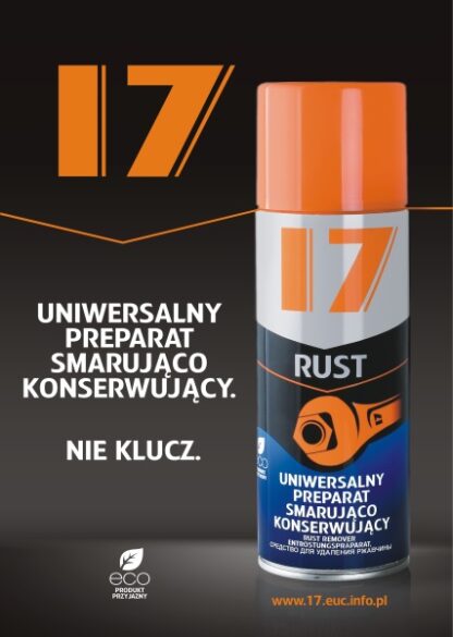 Preparat RUST "17" smarująco-konserwujący 400ml - obrazek 2