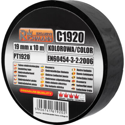 Taśma elektroizolacyjna PCV 19mm x 10m