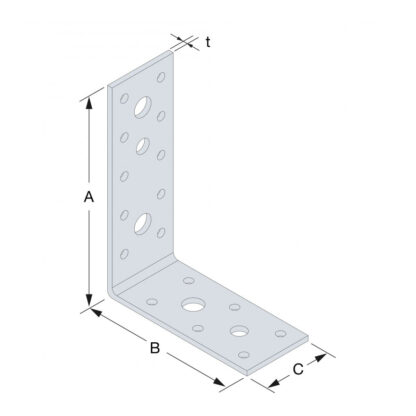 Kątownik łącznikowy 120x92x40 (4,0) AG40412 KŁ Simpson STRONG-TIE - obrazek 2