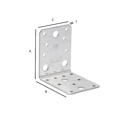 Kątownik łącznikowy 88x88x65 (2,5mm) AB90 Simpson STRONG-TIE (BMF) - obrazek 4