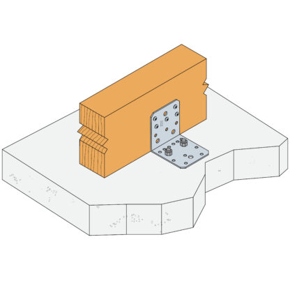 Kątownik łącznikowy 88x88x65 (2,5mm) AB90 Simpson STRONG-TIE (BMF) - obrazek 2
