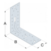 Kątownik z przetłoczeniem 150x150x65 (2,5) E9/2,5 KP Simpson STRONG-TIE - obrazek 3