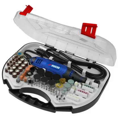 Dedra Miniszlifierka 135W z 215 akcesoriami - DED7944Z2 - obrazek 2