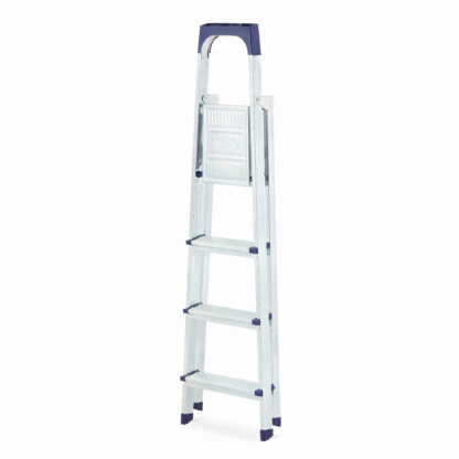 Drabina domowa jednostronna 4-stopnie HIGHER S-1103 (3 stopnie + podest) - obrazek 3