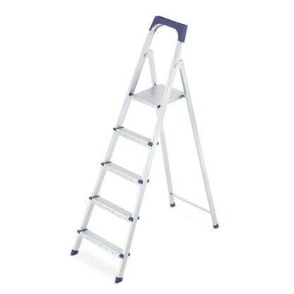 Drabina domowa jednostronna 5-stopni HIGHER S-1104 (4 stopnie + podest)